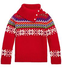 Polo Ralph Lauren Pusero - Puuvilla/Villa - Fair Isle - Punainen