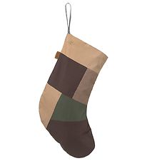 ferm Living Weihnachtsstrumpf - Patchwork - Multi