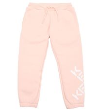 Kenzo Pantalon de Jogging - Sport - Rose av. Blanc