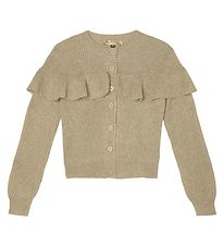 Stella McCartney Kids Neuletakki - Neulottu - Beige/Kulta