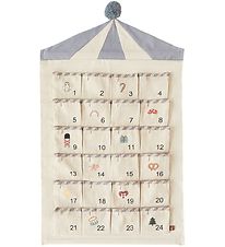 OYOY Calendrier de Nol - Cirque - Beige/Blue