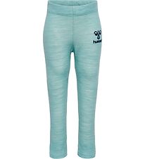 Hummel Leggings - Wool - hmlWolly - Mineral Blue