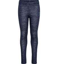 Hummel Leggings - ull - hmlWingo - Black Iris