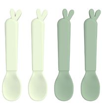 Done By Deer Cutlery - 4-Pack - Spoon - Lalee Green