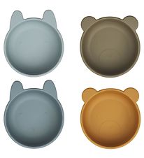 Liewood Kom - Silicone - 4-pack - Iggy - Golden Caramel/Blue Mul