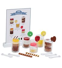 MaMaMeMo Jouets de Nourriture - Desserts I Glas - Bois