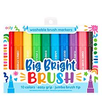 Ooly Jumbo Tusher - BIG Pinceau brillant - 10 pices - Multicolo