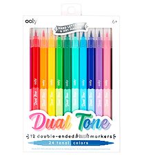 Ooly Tusher - Dual Tone - 12 Pcs - Multicolour