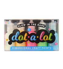 Ooly 3D Paint - Dot A Lot - Glow In The Dark - 5 St. - Mehrfarbi
