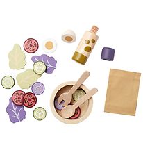 Kids Concept Speelgoedeten - Salade Set - Hout