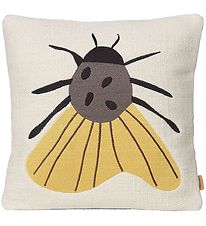 ferm Living Cushion - Liningest Embroidered - 40x40 cm - Moth