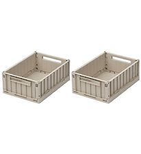 Liewood Klappbox - 25x18x9,5 cm - Small - 2er-Pack - Sandy