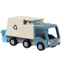 Kids Concept Garbage Truck - Aiden - White/Natural