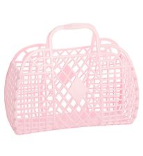 Sun Jellies Little Folding Basket - Retro - Pink