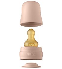 Bibs Bottle Set - 5 delar - Slow Flow - Naturgummi - Blush