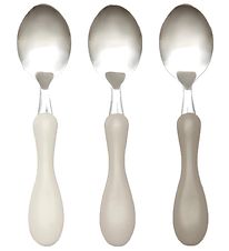 Sebra Spoon Set - Stainless Steel - Moonlight Beige