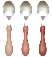 Sebra Spoon Set - Stainless Steel - Blossom Pink