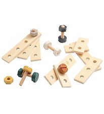 Sebra Wood Construction Playset Set - Jetty Grey