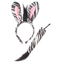 Molly & Rose Maskeradklder - Diadem/Svans - Zebra