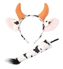 Molly & Rose Costume - Hairband/Tail - Cow
