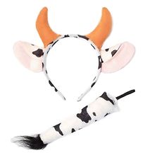 Molly & Rose Costumes - Bandeau  Cheveux/Queue - Vache