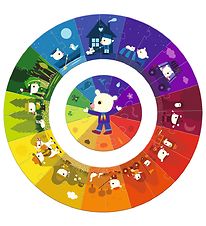 Djeco Puzzle Game - 24 Bricks - The Colours
