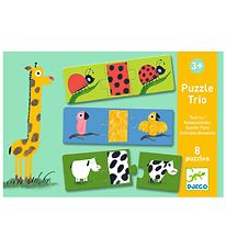 Djeco Puzzle Game - 8 Pcs - Naked Animal