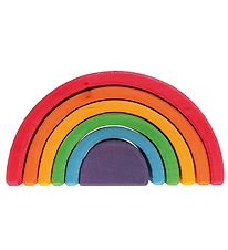 Grimms Wooden Toy - Rainbow - 6 Parts - Multicolour