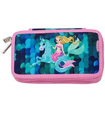 Jeva Pencil Case w. Content - Twozip - Mermazing