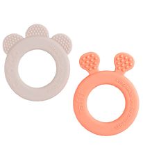 Done By Deer Bitring - 2-pack - Deer Friends - Sand/Coral
