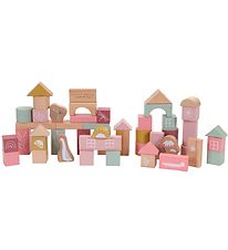 Little Dutch Building Blocks - 50 Parts - Pink
