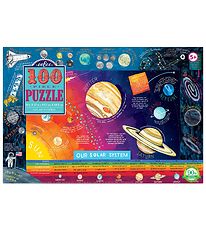 Eeboo Puzzle Game - 100 Bricks - Solar System