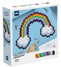 Plus-Plus Puzzle Ville Numro - 500 pces - Rainbow
