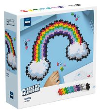 Plus-Plus Puzzel Stad Getal - 500 st. - Rainbow