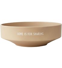 Design Letters Bowl - Large - Favorite - Beige