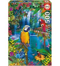 Educa Puzzle Game - 500 Bricks - Bird Tropical Land