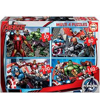 Educa Puzzle - 4 Divers - Avengers