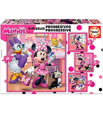 Educa Puzzel - 4 verschillende - Minnie Happy Helpers