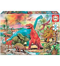 Educa Puzzle Game - 100 Bricks - Dinosaurs