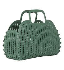 Aykasa Folding Basket - 27x22x12 cm - Mini - Almond Green