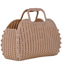 Aykasa Folding Basket - 27x22x12 cm - Mini - Warm Taupe