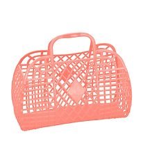 Sun Jellies Mini Folding Basket - 15x6x13 cm - Retro - Peach