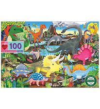 Eeboo Puzzle Game - 100 Bricks - Dinoland
