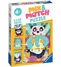 Ravensburger Puzzle Game - 3x24 Bricks - Mix & Match