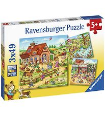 Ravensburger Puzzlespiel - 3x49 - Teile Teile - Tierurlaub