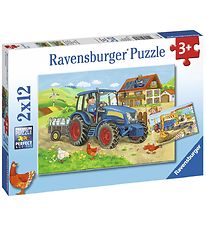 Ravensburger Puzzlespiel - 2x12 Teile - Hard At Work