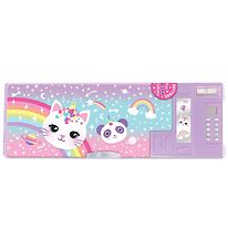 Hot Focus Pencil Case w. Features - Mica Cat