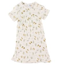 Joha Kleid - Bambus - Weiß m. Savanne