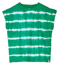 Finger In The Nose T-shirt - Brynn - Green Time Dye