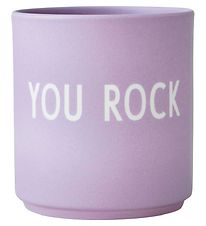 Design Letters Becher - Lieblingsbecher - You Rock - Lavendel